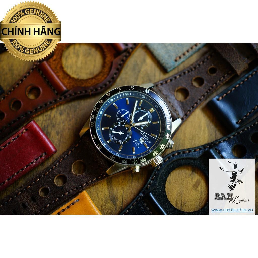 TỔNG HỢP DÂY ĐỒNG HỒ CITIZEN DA BÒ THẬT - CHÍNH HÃNG RAM LEATHER - P3 .