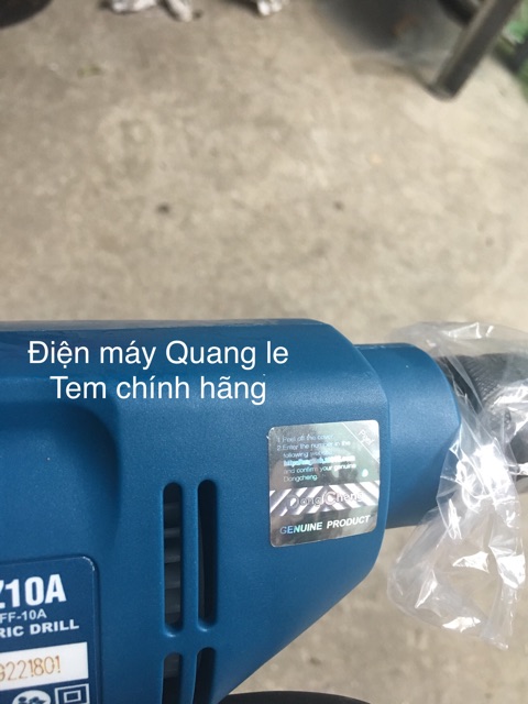 Máy khoan điện Dongcheng hàng chính hãng đầu 10ly kim loại