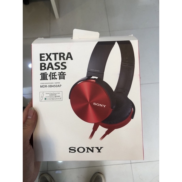 Tai nghe sony XB 450 dùng cho máy tính, laptop, smart phone