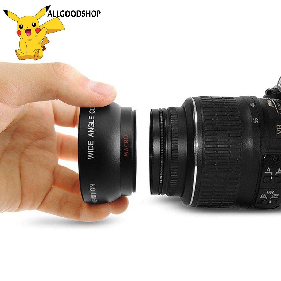 111all} 52MM 0.45 x Wide Angle Macro Lens for Nikon D3200 D3100 D5200 D5100