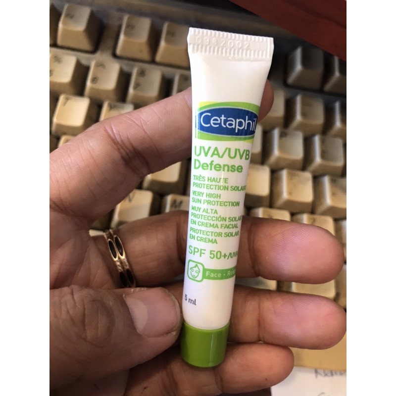 hàng sample - kem chống nắng cetaphil uva/uvb spf 50+ (5ml)