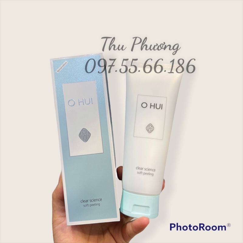 tẩy da chết ohui xanh soft speeling 100ml - 150ml