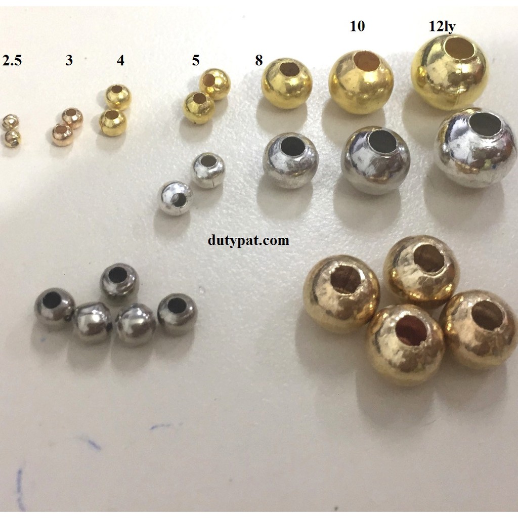 10-50charm bi sắt lỗ lớn đủ size từ 3mm đến 12mm