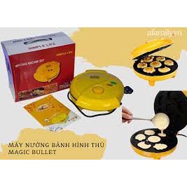 Máy nướng làm bánh 7 khuôn hình thú ngộ nghĩnh.