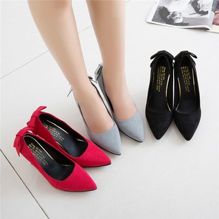 [BÁN LỖ]GIẦY CAO GÓT ĐÍNH NƠ 7CM, 10CM (CÓ ẢNH THẬT)