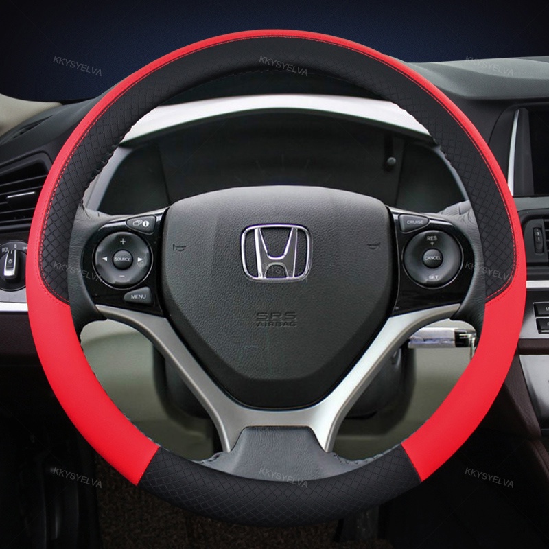 Bao Da Bọc Vô Lăng Xe Hơi 36cm Cho HONDA CIVIC 2004 2006 2007 2008 2009 2012 2013 2014