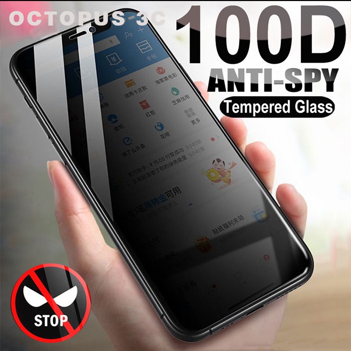 Kính Cường Lực 100d Chống Nhìn Trộm Bảo Vệ Màn Hình Cho Iphone 13 Pro max12 Mini 11 Pro Xs Max X Xr Iphone 7 8 6 6s Plus Se 2020