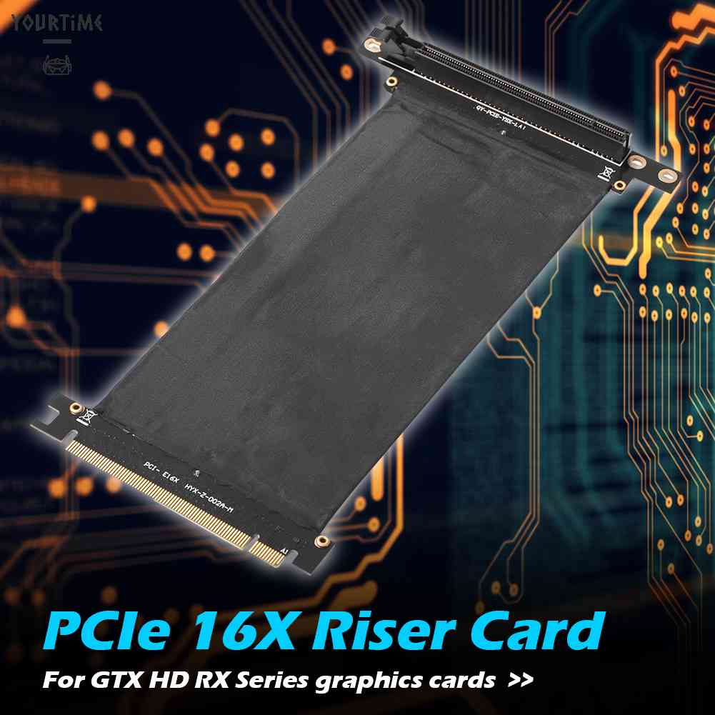 Cáp Mở Rộng PCIe 3.0 16X 90 Độ PCI-E 16X Sang 16X Thẻ
