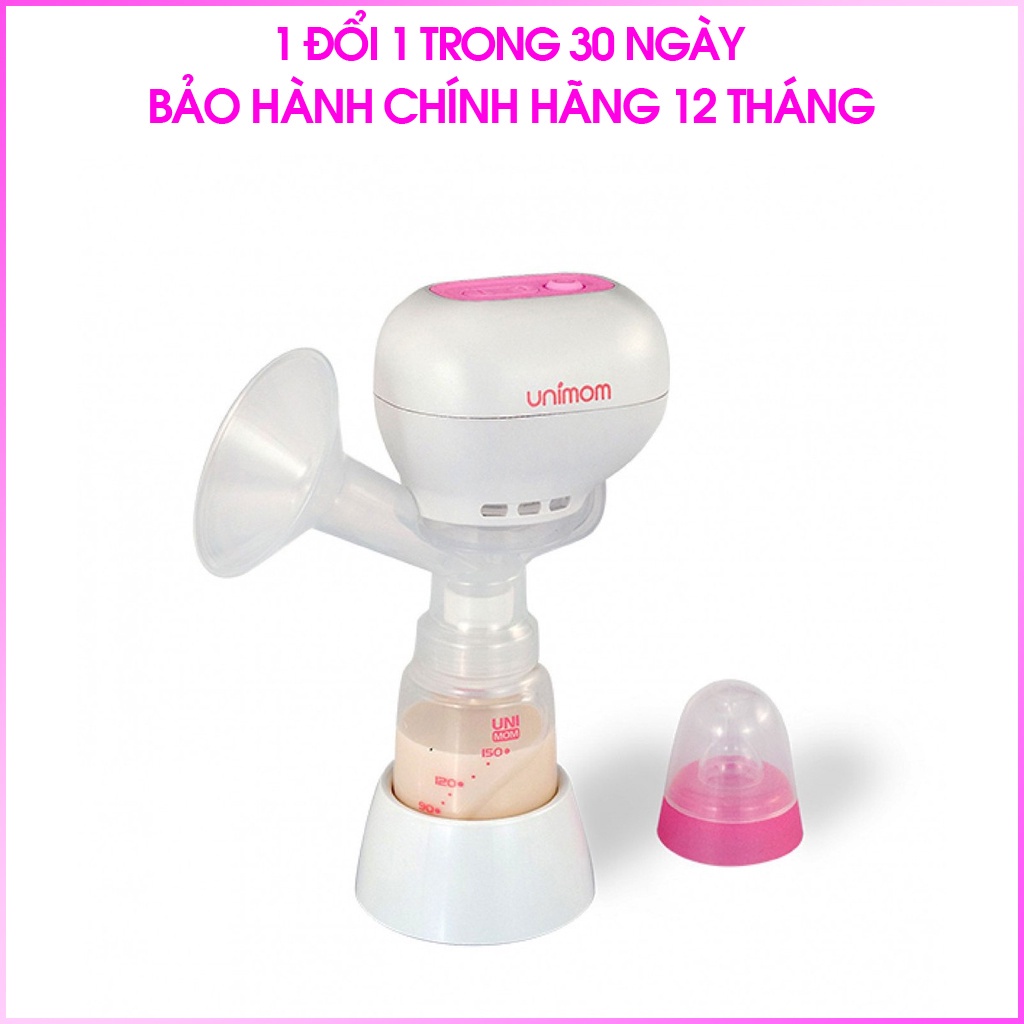 Máy hút sữa điện đơn K-pop Unimom chính hãng bảo hành toàn quốc có kèm bình sữa và núm ti 150ml