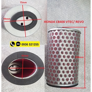 Lọc gió lọc không khí Honda CB400 Vtec 1-3/ Revo