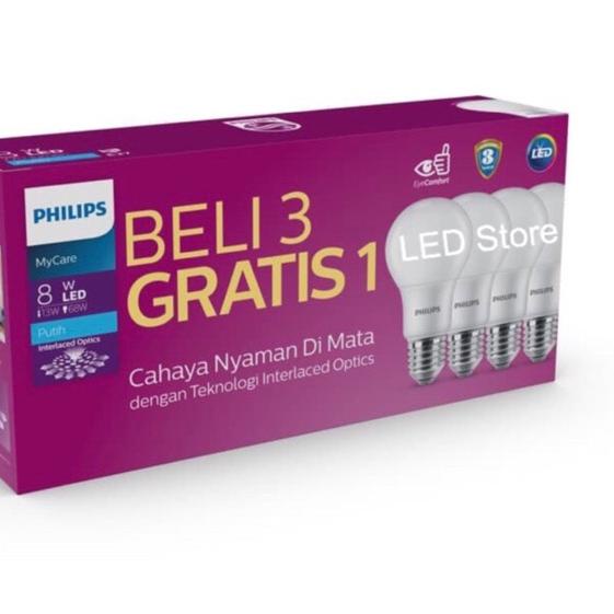 ☆ Bóng Đèn Led Philips MyCare 8W 6500K Màu Trắng ✻