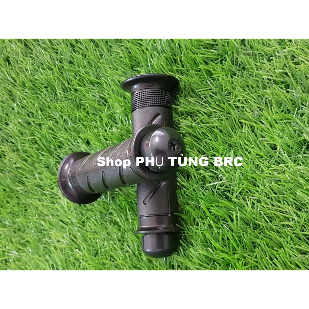 Bao tay xe máy kiểu WAVE có gù màu đen .