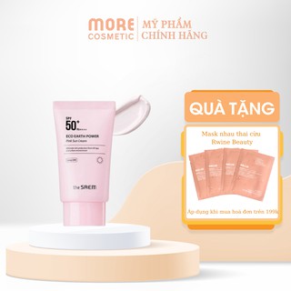 Kem chống nắng the seam eco earth power sun cream spf50+ pa++++ giúp nâng tone 50ml