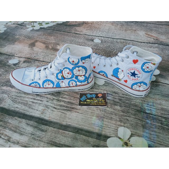 Giày Doremon cao cổ( ảnh thật shop chụp phía sau) | BigBuy360 - bigbuy360.vn