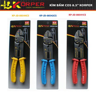 Kìm bấm cos đa năng rất êm tay 8.5" Korper KP-JD-08542CS