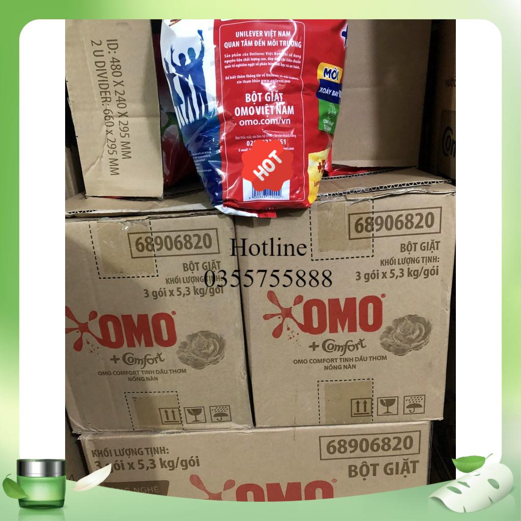 Bột giặt Omo hương comfort tinh dầu thơm 5.3 kg