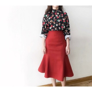 CHÂN VÁY NỈ ĐUÔI CÁ