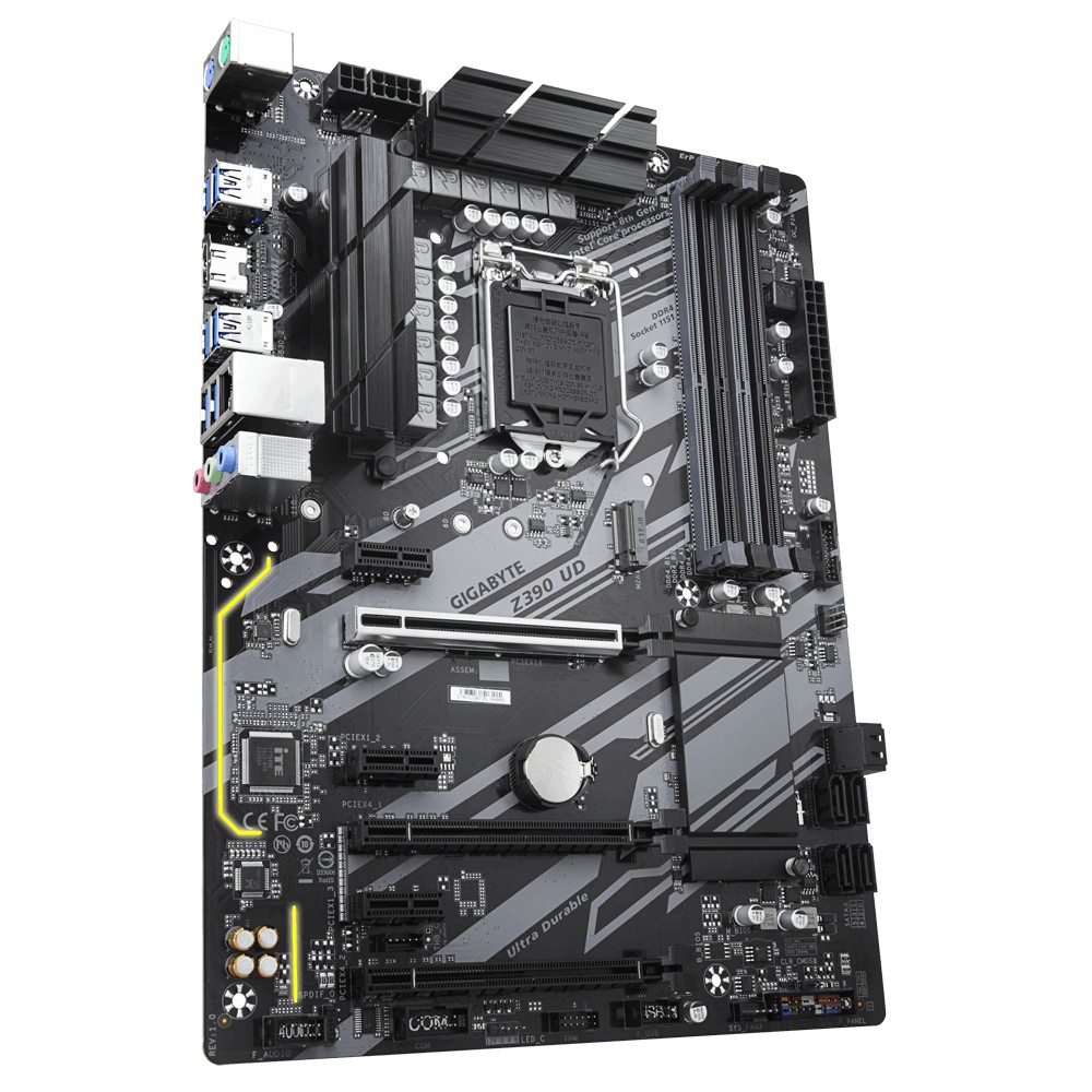 Combo Mainboard Gigabyte Z390, CPU Core I9 9900K