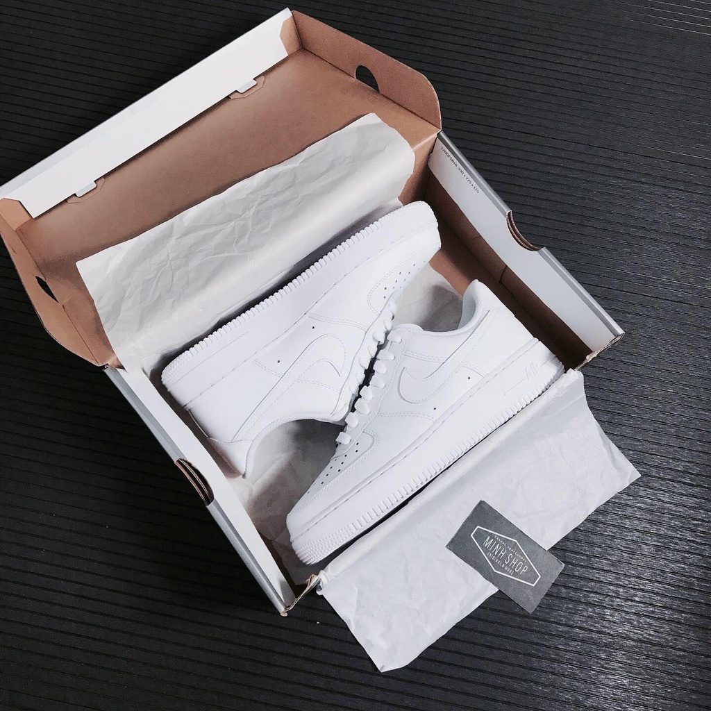 Giày _Nike Air Force 1,Giày_Nike AF1 Trắng nam nữ Cao Cấp Full BILL BOX