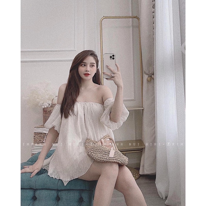 BN117 - SET NỮ TRỄ VAI REN HẠT MIX SOOC | BigBuy360 - bigbuy360.vn