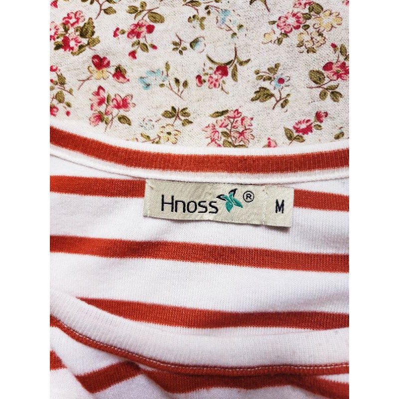 Sweater tay dài, sọc ngang Hnoss