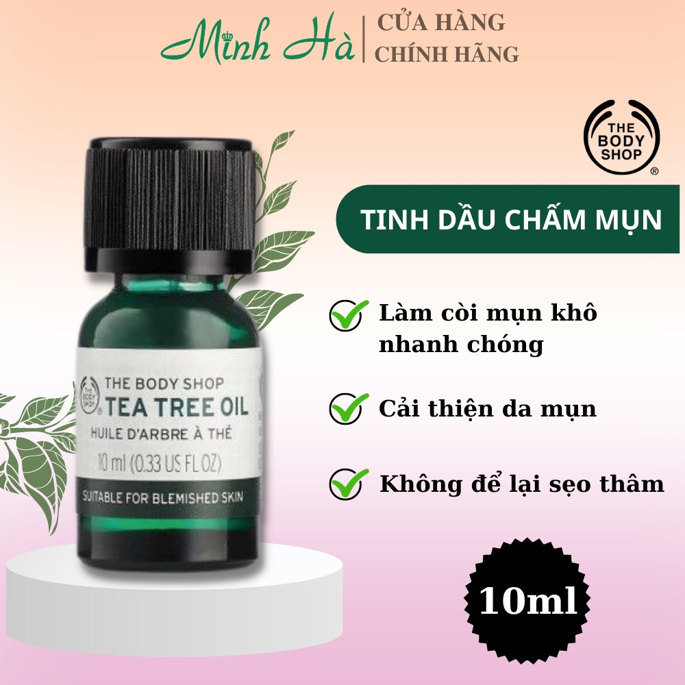 Tinh dầu chấm mụn Tea Tree Oil The Body Shop 10ml