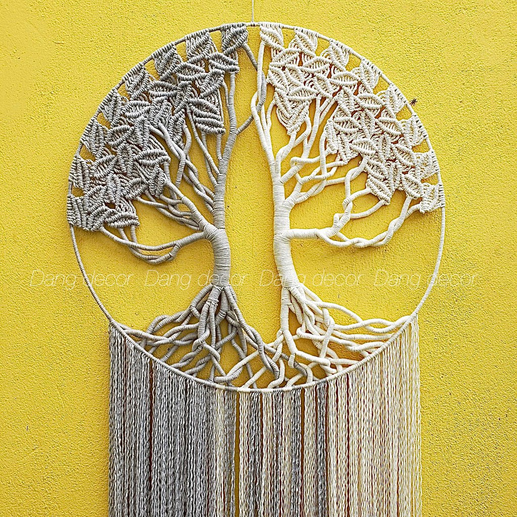 Mành cây "tree of life" trang trí biểu tượng cho sự sinh tồn, may mắn