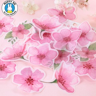 Bộ giấy note quỳ tím HOA ANH ĐÀO NỞ RỘ
