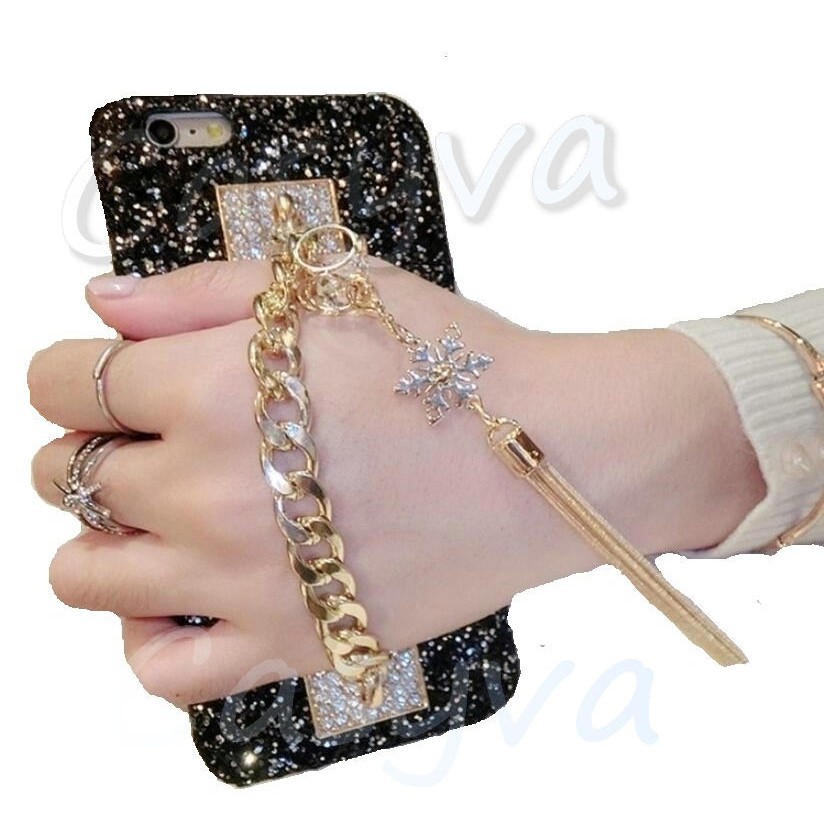 Ốp điện thoại lấp lánh có dây đeo cho Samsung Galaxy J2 J3 J5 J7 Prime PRO J4 J6 PLUS A50 A30 M20 A750 | BigBuy360 - bigbuy360.vn