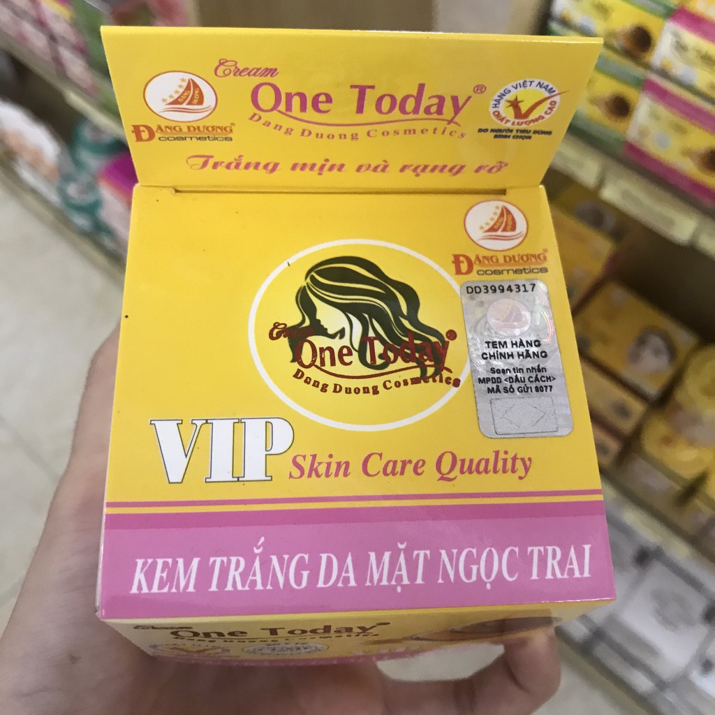 Kem dưỡng trắng da ngọc trai One Today Vip 20g