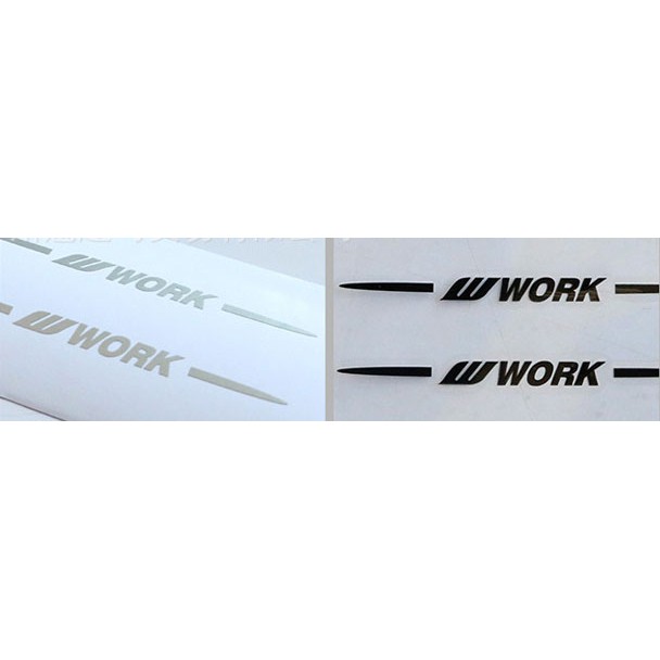 Decal Chữ W Work Dán Trang Trí Lazang ô Tô Ms-202