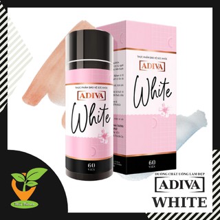 [Mới] White Adiva viên nang (60 viên/hộp) - Dưỡng chất uống làm sáng da và chống nắng