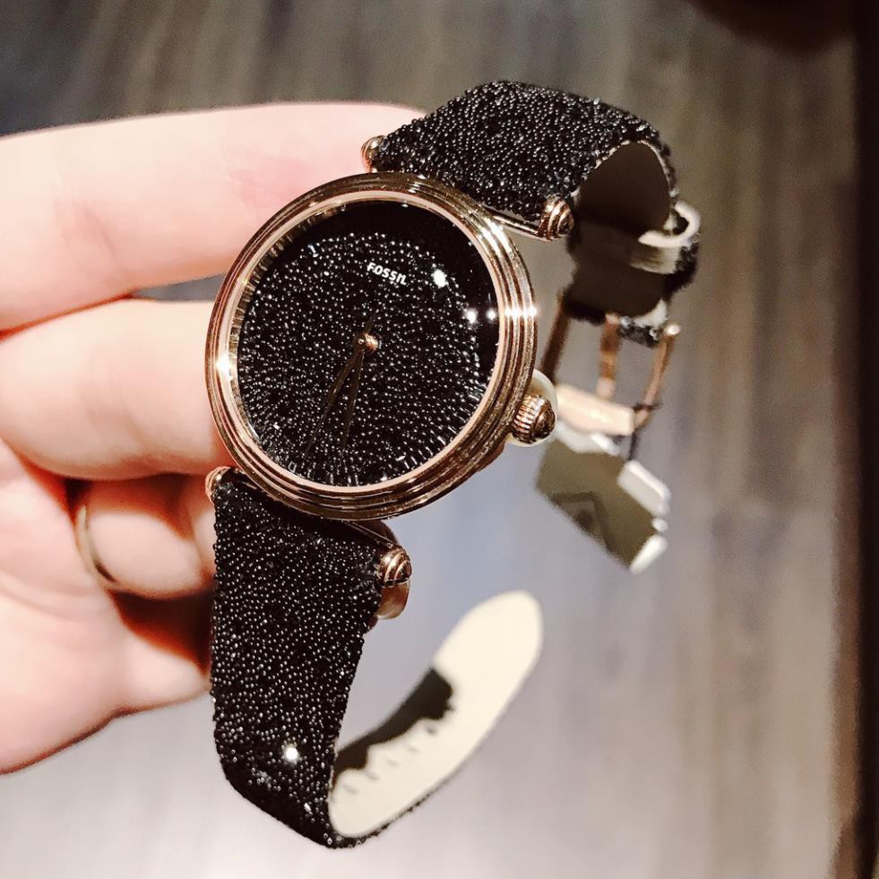 Đồng Hồ Fossil Chính Hãng Nữ LE1072 Limited Edition Lyric Three-Hand Black Fabric Ladies Watch