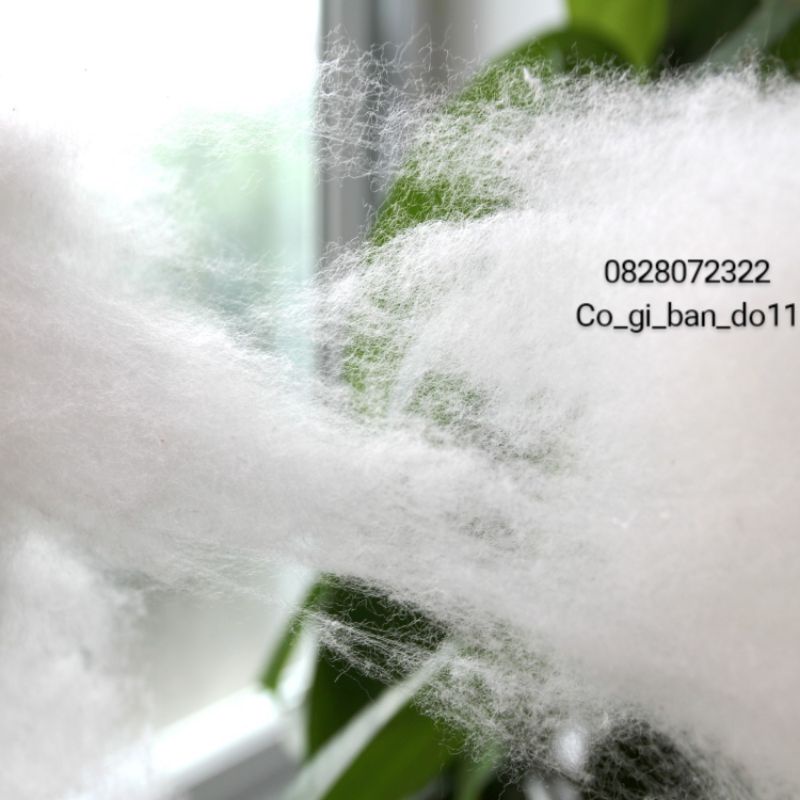 Bông Gòn Tơi & Gòn Bi Công Nghiệp Nhồi Gối, Thú Bông,...