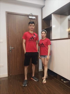 Áo phông Nam+Nữ áo đôi adidas