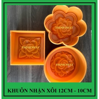 Khuôn nhận xôi tròn, vuông, hoa văn đủ mẫu 12cm -10cm