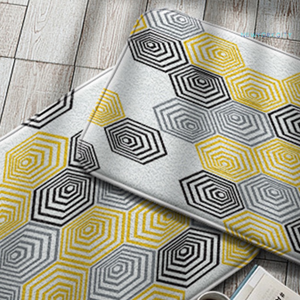 Thảm Chùi Chân Mềm Mại Chống Trượt Kết Cấu Flannel Dành Cho Nhà Tắm