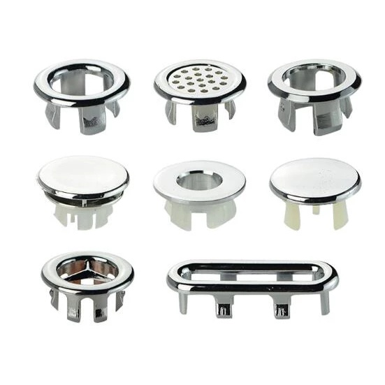 Vỏ Bọc Lỗ Thoát Nước Bồn Rửa Hình Tròn Bằng Chrome Thay Thế Tiện Dụng Cho Nhà Bếp/Phòng Tắm