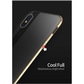 Ốp lưng sợi carbon thời trang cho IPhone X