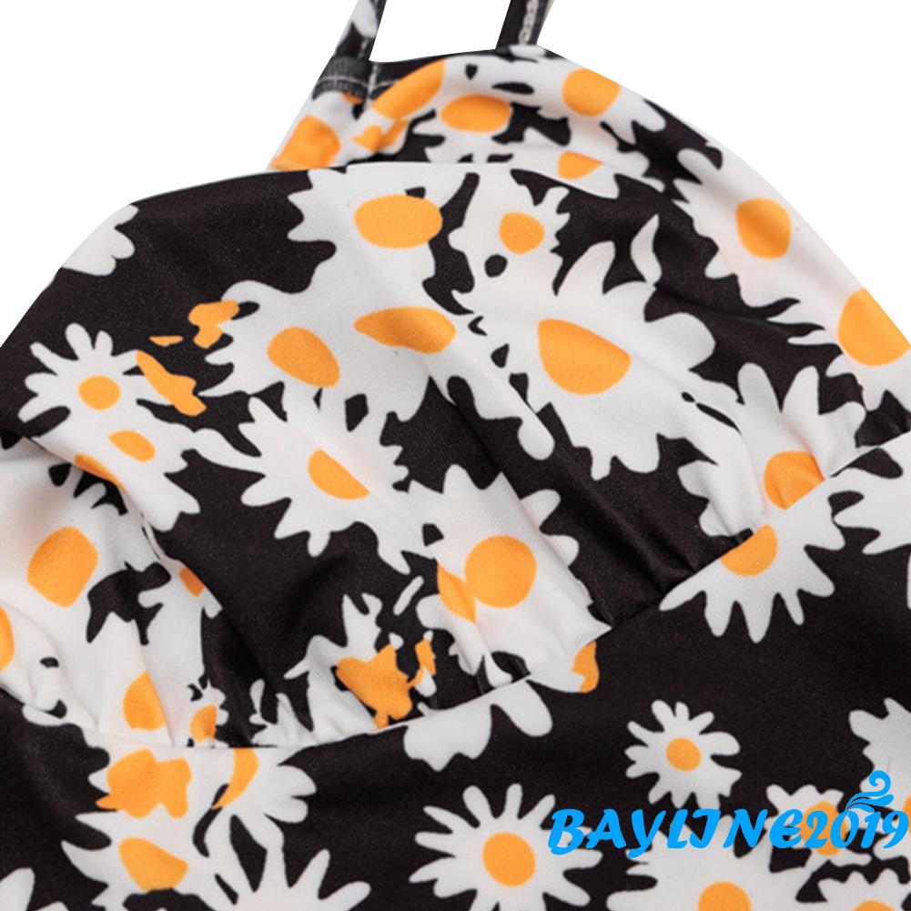 Đầm Hoa Hai Dây Thời Trang Nữ