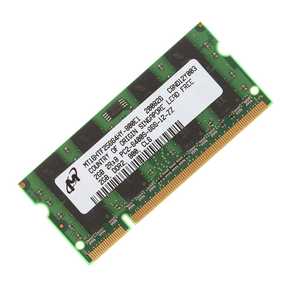 Bộ Nhớ Ram 100% Micron 2gb Ddr2 Pc2-6400S 2rx8 800mhz Sodimm 200pin Cho Laptop | WebRaoVat - webraovat.net.vn