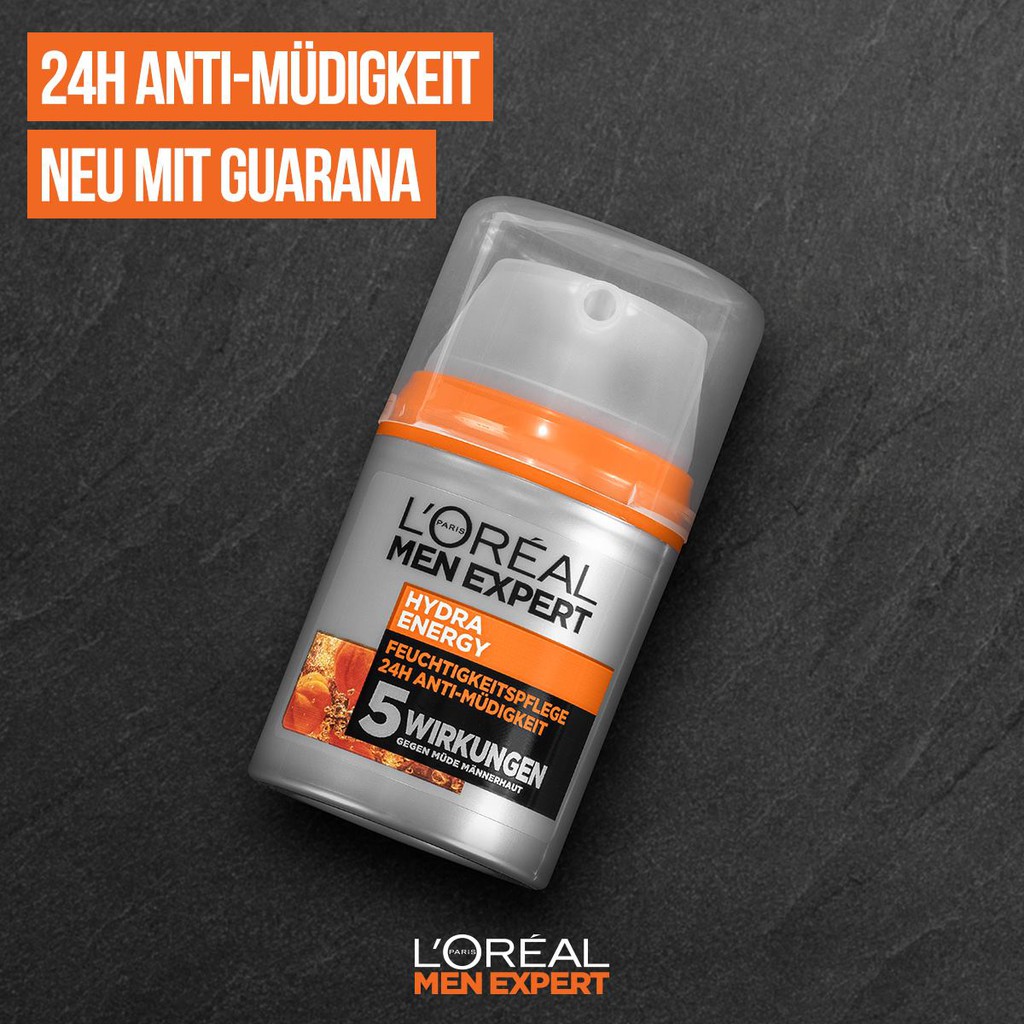 Set Sữa Rửa Mặt Và Kem Dưỡng Da Nam 5 Tác Động LOREAL MEN EXPERT HYDRA ENERGY - ĐỨC