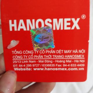 Áo ba lỗ Hanosmex ( hàng công ty)