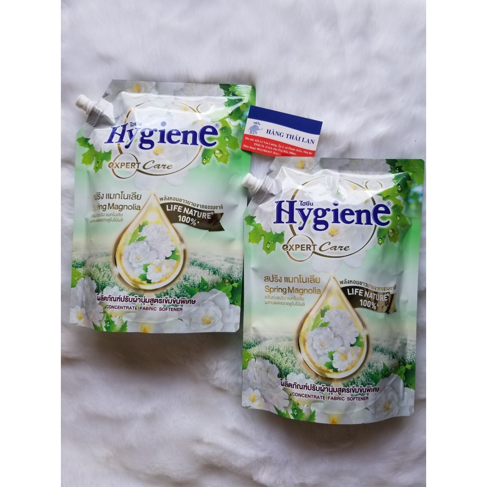 NƯỚC XẢ VẢI HYGIENE THÁI LAN MÀU TRẮNG HOA SPRING 1150ml