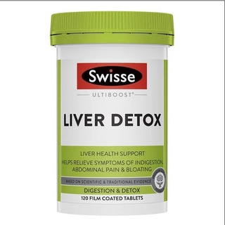 (Tem Chemist) Giải độc gan Liver Detox Swisse Úc, lọ 120 viên