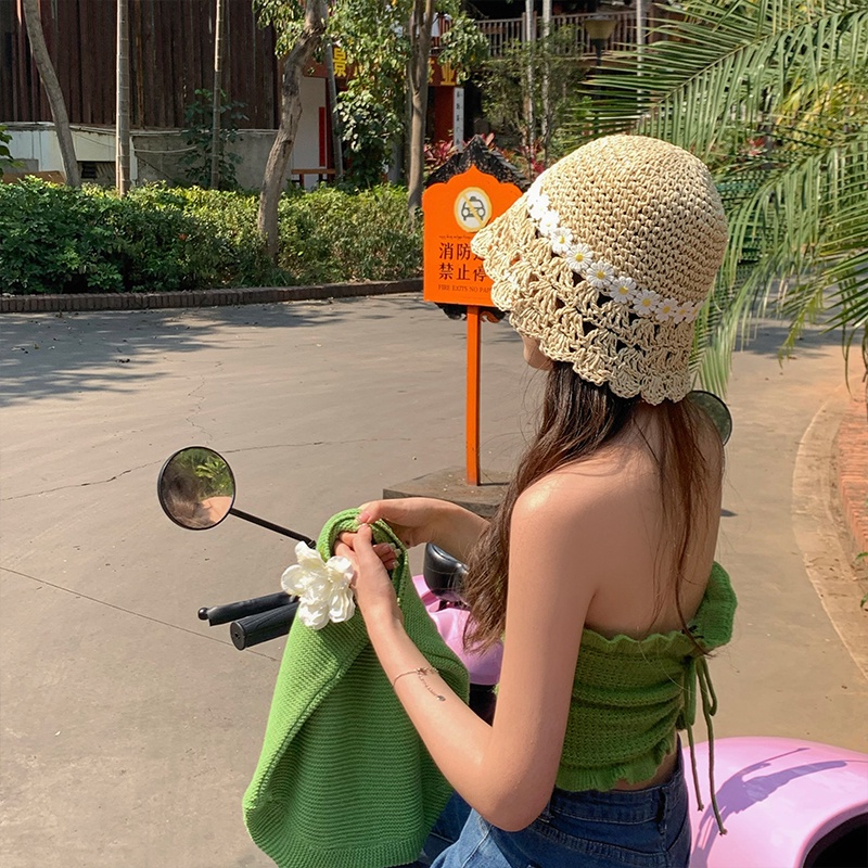 Nón Cói Rộng Vành Thoáng Khí Che Nắng Dễ Thương Cho Nữ