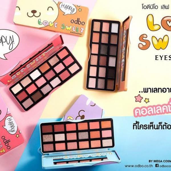 Phấn Mắt Odbo Love Sweet 18 Ô OD262