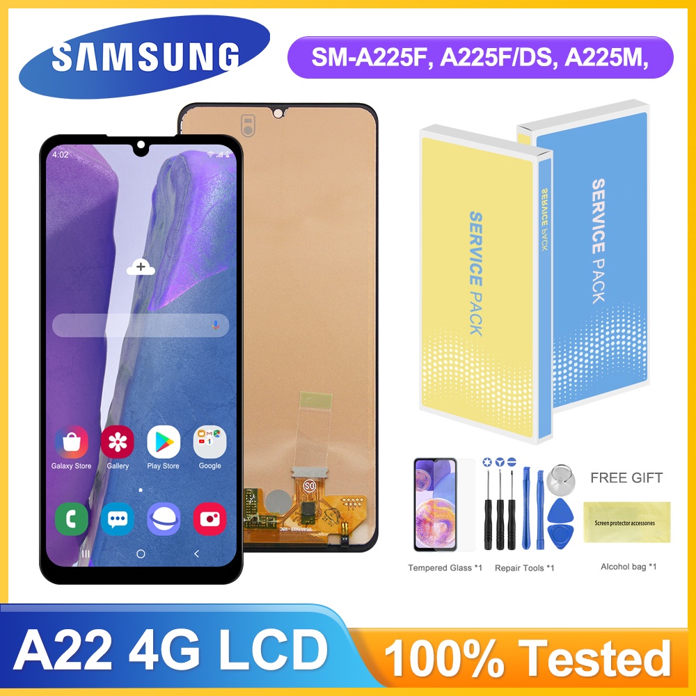 Dành Cho Samsung Galaxy A22 4G A225 A225F A225F / DS Màn Hình LCD Bộ Số Hóa Cảm Ứng