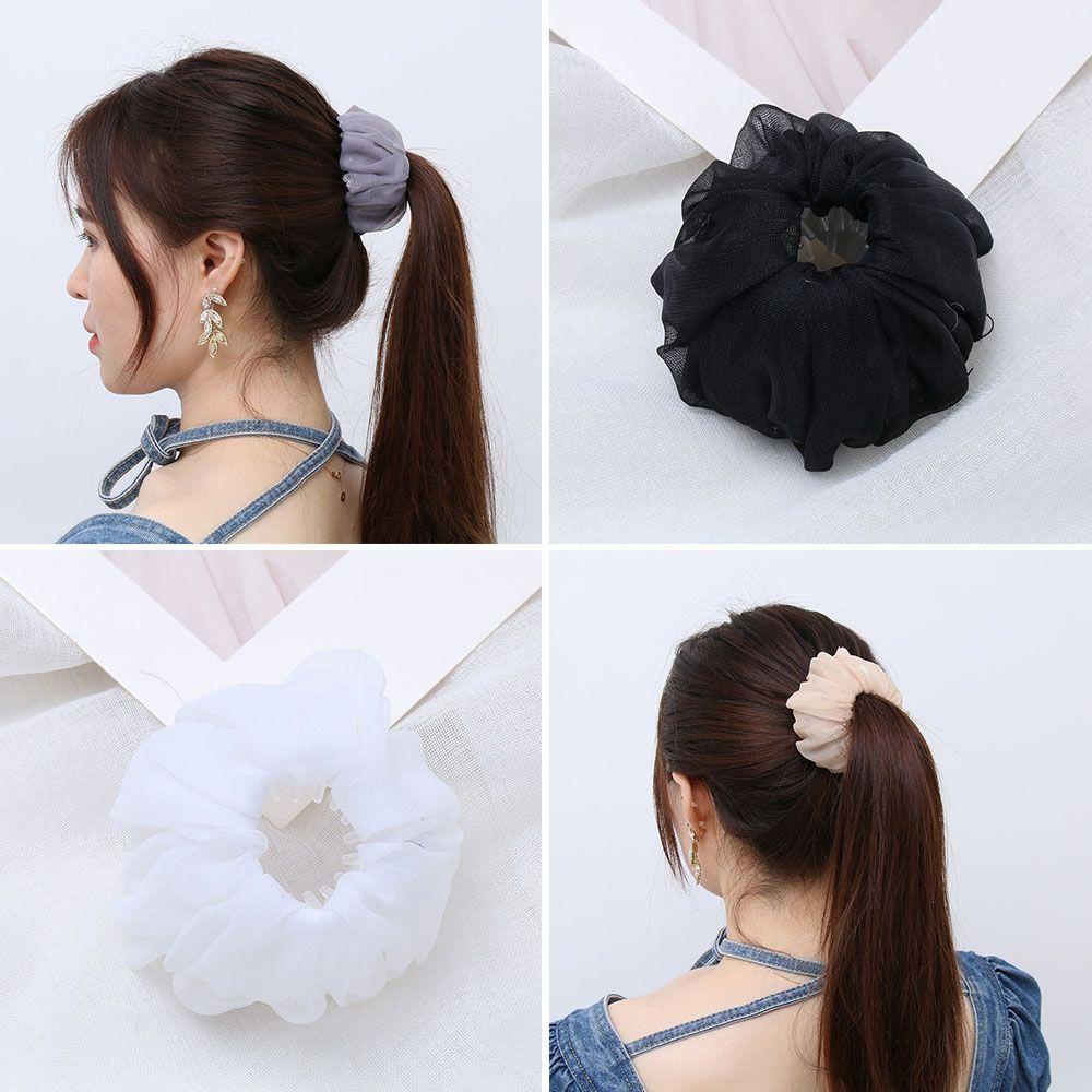 Dây Cột Tóc Đuôi Ngựa Bằng Lụa Voan Thời Trang MIHAN1
