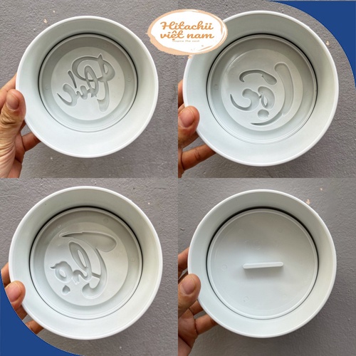 Bộ Khuôn Xôi PHÚC - LỘC - THỌ 12x7cm Thế Hệ Mới, Khuôn Làm Bánh Đồ Xôi Bằng Nhựa PP Chịu Lực, Trang Trí Đẹp Mắt